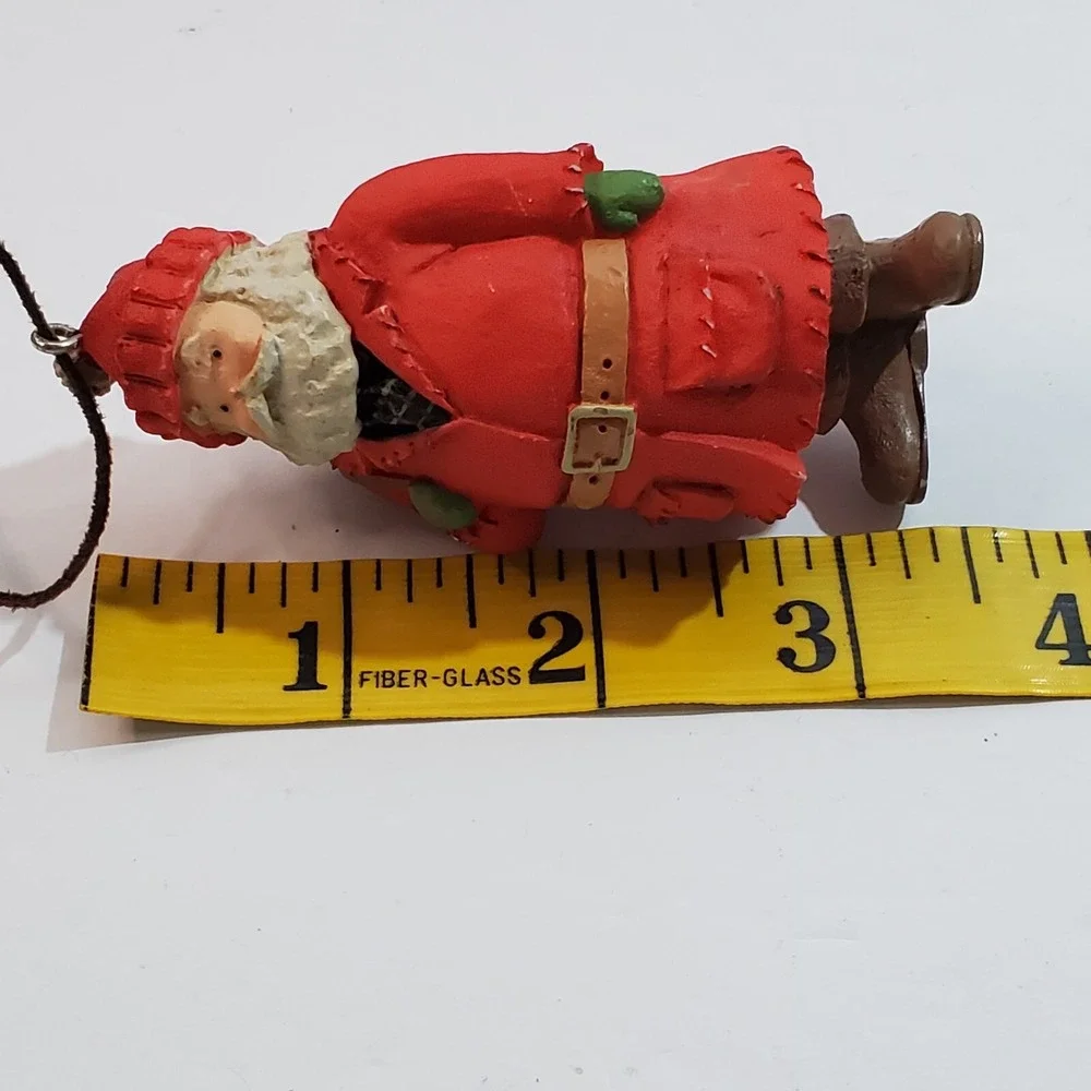 Hallmark Keepsake Christmas Ornament 2003 Kris Kringle Santa w/ Backpack 3 1/4